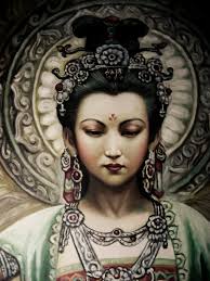 Image result for mother mary, quan yin, green and white tara