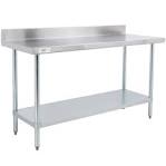 Commercial stainless steel tables