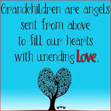 quotes and photos about grandson | Grandchildren are angels sent ... via Relatably.com