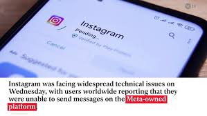 Instagram outage leaves users struggling to use app
