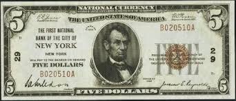 Résultat de recherche d'images pour "national bank notes"