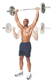 Image result for Biceps shoulder press while standing