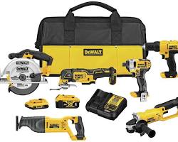 Image of DEWALT 20V MAX Power Tool Combo Kit in Use