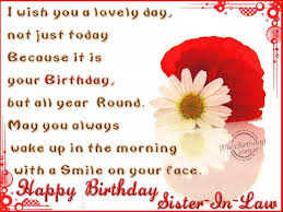 Happy Birthday Wishes Sister-in-law 25881wall.jpg | Quotes ... via Relatably.com