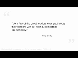 Philip Crosby Quotes - YouTube via Relatably.com
