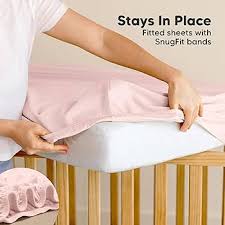 Amazon.com : 2-Pack Pack and Play Sheets, Waterproof Mini Crib Sheets Fitted - Organic Cotton Pack N Play Sheets for Graco Pack and Play Mattress, Playard Baby Crib Sheets, Neutral for Boy,Girl,Toddler (