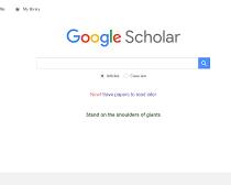 Image of Google Scholar interface