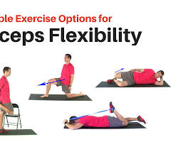 Quadriceps stretches exercise