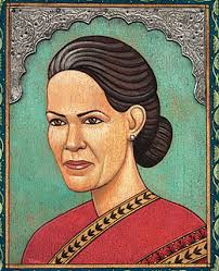 Illustration for TIME by Mark Burckhardt. Sonia Gandhi. Imagine if the U.S. were run by an Indian Hindu woman without a college degree. - sonia_gandhi