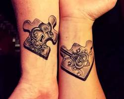 Image de Tatouage en couple artistique