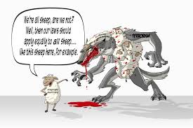 Image result for wolf in sheep's clothing cartoon