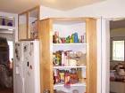 Corner kitchen pantry 