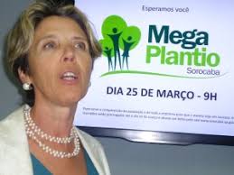 Jussara Carvalho, secretária do Meio Ambiente de Sorocaba. (Foto: Mayco Geretti/ Jussara Carvalho, secretária do Meio Ambiente de Sorocaba. - megaplantio