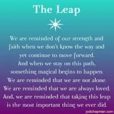 Take The Leap Quotes. QuotesGram via Relatably.com