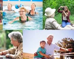 Image of seniors enjoying various activities