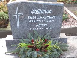 Grab von Anton Gellmers (05.03.1908-01.11.2001), Friedhof ...