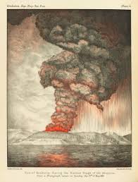 Picture of 1883 eruption of Krakatoa