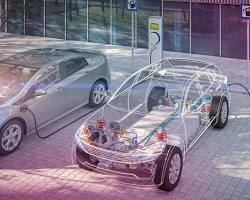 Elektrikli araba görüşü resmi