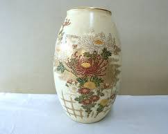 色絵菊花文花瓶の画像