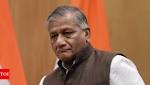 Waiting for Iraq's nod to bring back mortal remains: VK Singh