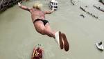 People Take Year's Traditional Dive