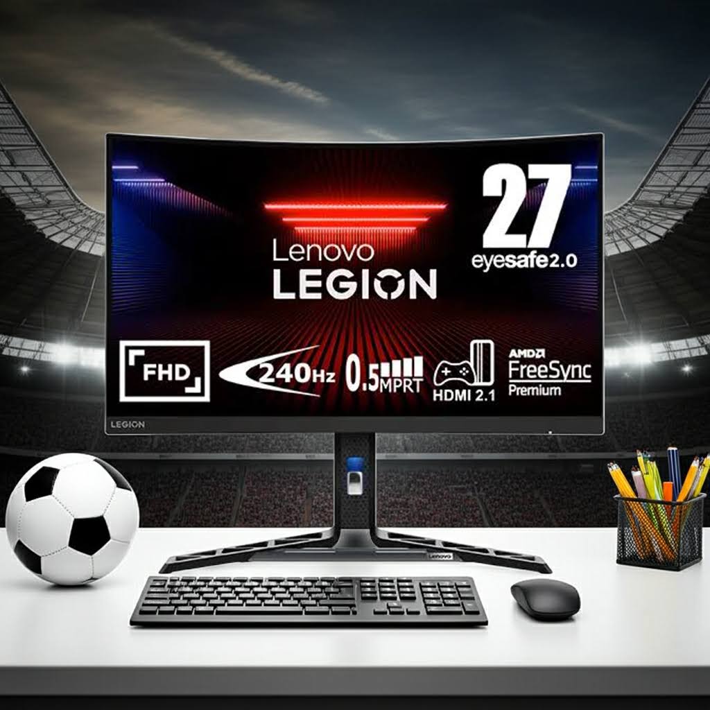 Lenovo Legion R27fc-30 FHD Curved Pro Gaming-Monitor 27, 1920 x 1080