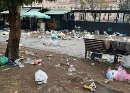 Adeptos do Betis deixaram Campo da Vinha num estado lastimável após concentração antes do jogo em Braga