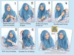 Image result for tutorial hijab