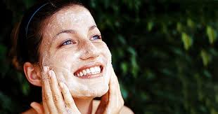 Image result for images of girl who has scrub on her face