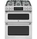 Double oven freestanding gas range