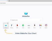 Waterfox Current Interfaceの画像