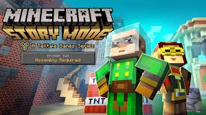 Hasil gambar untuk minecraft story mode logo