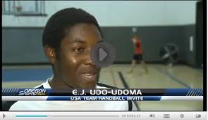 USA Team Handball National Team prospect E.J. Udo-Udoma was featured this past Sunday on Portland, Oregon&#39;s Fox 12 News. The video takes place at a Portland ... - Udo-Udoma