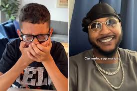 Boy Named Carmelo Gets Surprise of a Lifetime from Namesake After Receiving Disappointing News During Knicks Playoffs (Exclusive)