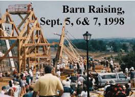 Image result for barn raising