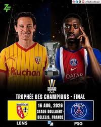Chocan PSG y Lens por la Supercopa de Francia
