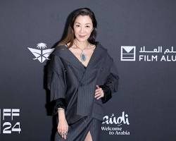 Image of Michelle Yeoh at Golden Globes 2025