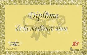 Résultat de recherche d'images pour "diplome du meilleur amies"