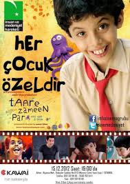 15 Aralık Cumartesi günü, drama türünün örneklerinden olan Hindistan yapımı Taare Zameen Par (Her Çocuk Özeldir) filmi gösterilecek. - her-cocuk-ozeldir