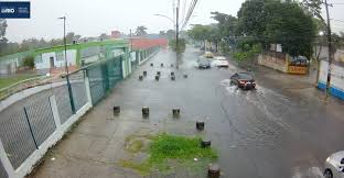 Chuva muito forte atinge Bangu e outras áreas da Zona Oeste do Rio nesta tarde