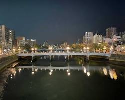 猿猴橋の夜景の画像