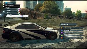 Hasil gambar untuk nfs most wanted bmw m3 gtr in 2012