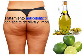Aceite de oliva y limón para la celulitis