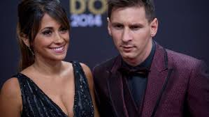Lionel Messi with his wife Antonela Roccuzzo