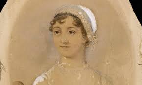 The Jane Austen portrait by James Andrews (cropped) that has been widely reproduced but, kept in the Austen family, seldom seen for real. Photograph: Austen - Jane-Austen-portrait-009
