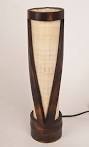 Bamboo table lamp