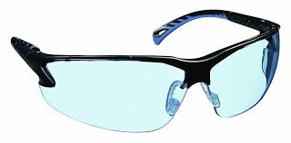 PYRAMEX, Blue Lens, Half-Frame, Safety Glasses - 23Y666 ...