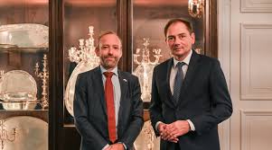 Ambasador Danii odwiedził Poznań. Rozmawiano o współpracy, a wieczorem będzie kibicował podczas meczu Lecha