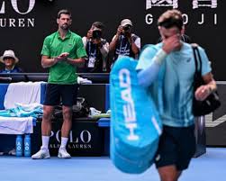 Novak Djokovic survives at Australian Open as Lorenzo Musetti retires hurt while two sets up