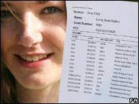 Lorna Anne Mullan was one teenager who passed 16 GCSEs - _42010152_mullan_pa203